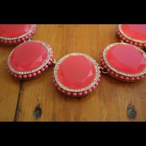 Pink stone Banana Republic necklace